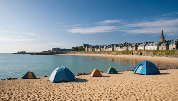 Les meilleurs campings proches de la plage à saint malo