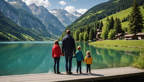 Un séjour en famille au bord du lac en haute-savoie